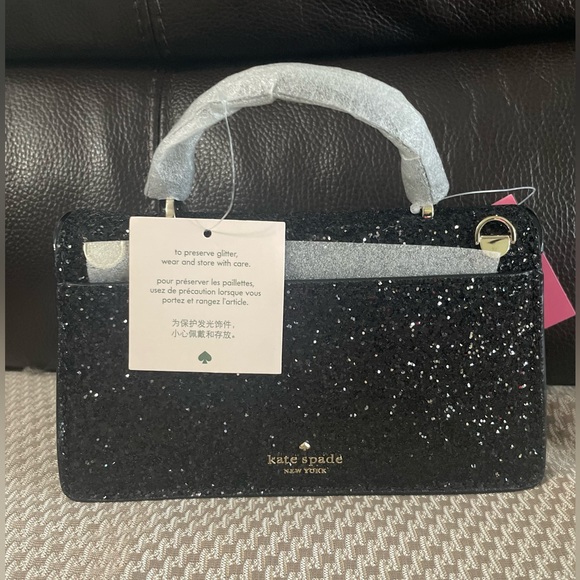 KATE SPADE mini top handle crossbody odette glitter - Picture 9 of 12